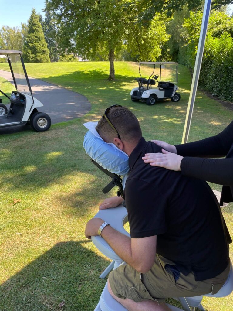 Massage on the Golf Course