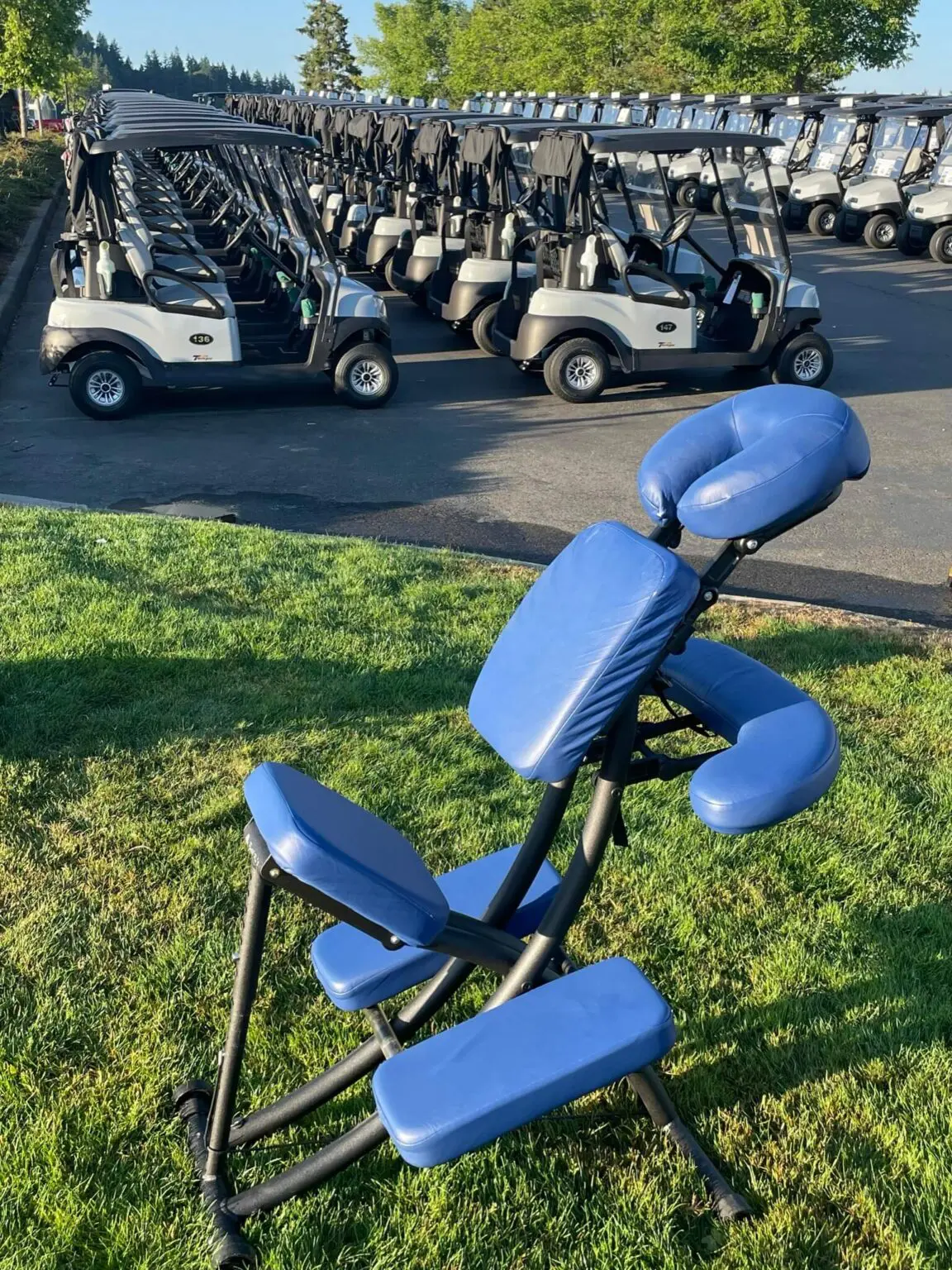 Golf Tournament Massage Massage On The Golf Course