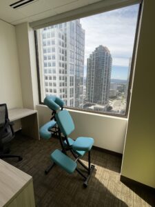 Chair massage in Bellevue