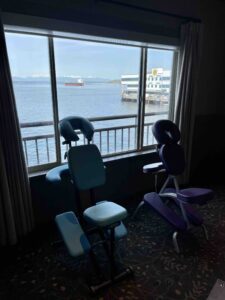 Chair massage in Seattle